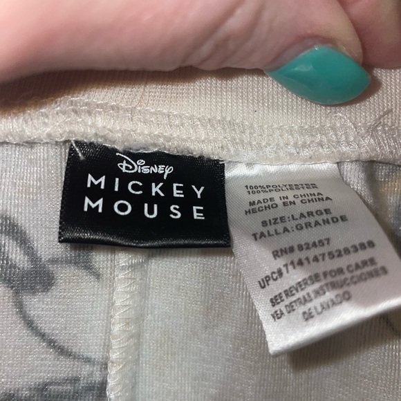 Disney Mickey Mouse Pajama Pants - Red and White Large EUC - Picture 4 of 4